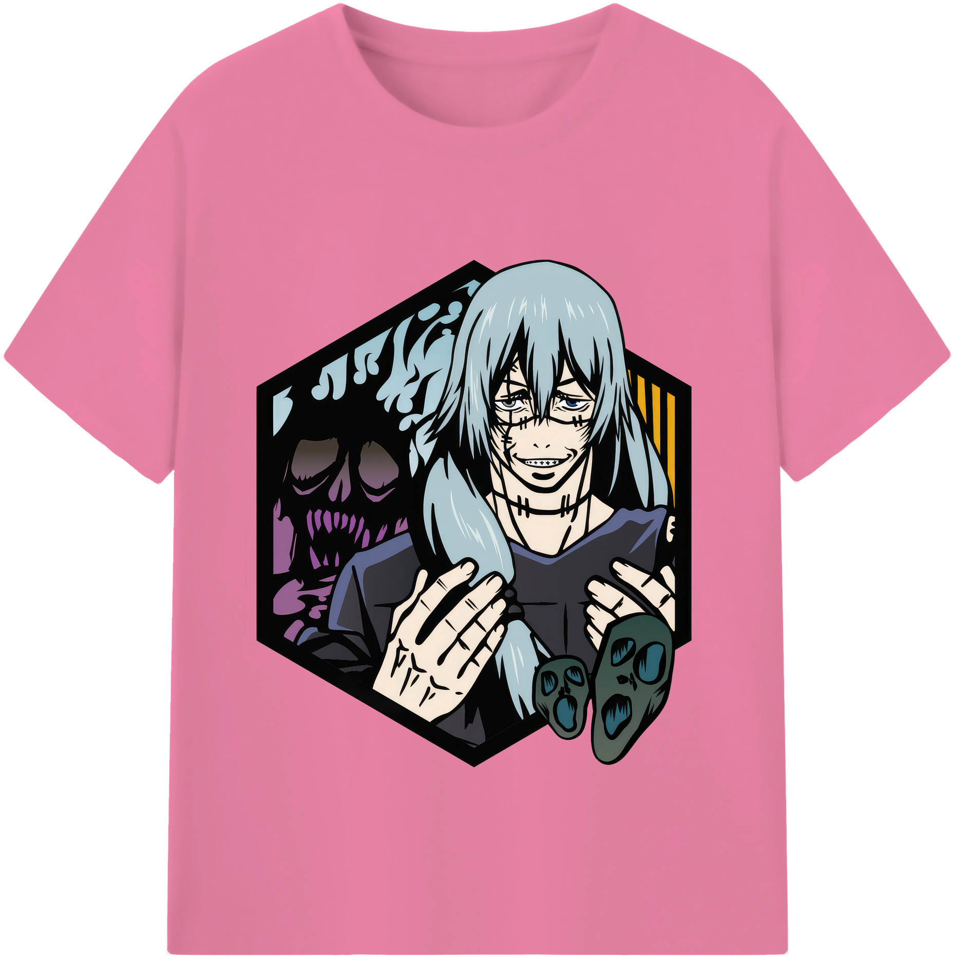 （画像用） 呪術廻戦 Jujutsu Kaisen 綿100％半袖Tシャツ（フロントプリント）